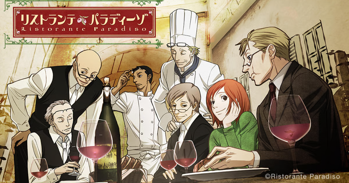 Ristorante Paradiso melhores anime josei