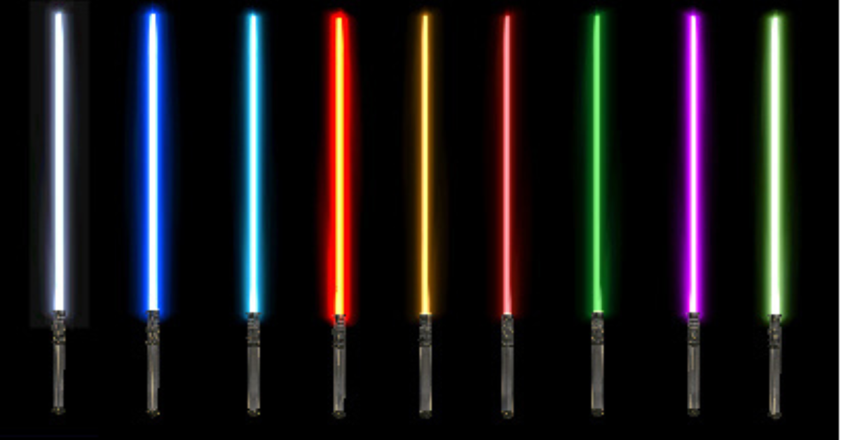 significado cores sabres de luz Star Wars
